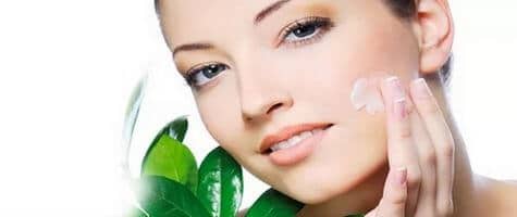 woman face cream