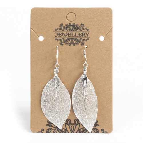 Earing – Silver leaf