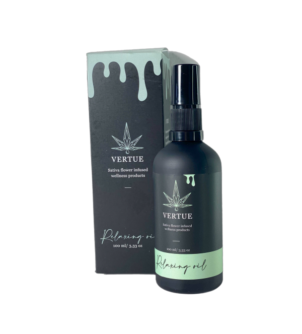 vertue relaxing oil with box