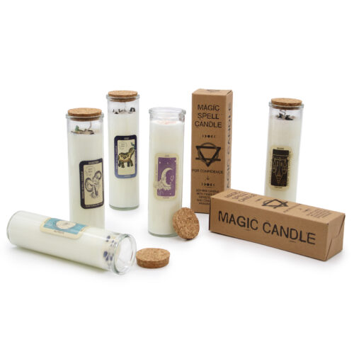 Magic spell candle