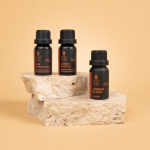 java citronella, lemon myrtle, jasmine blend, essential oil