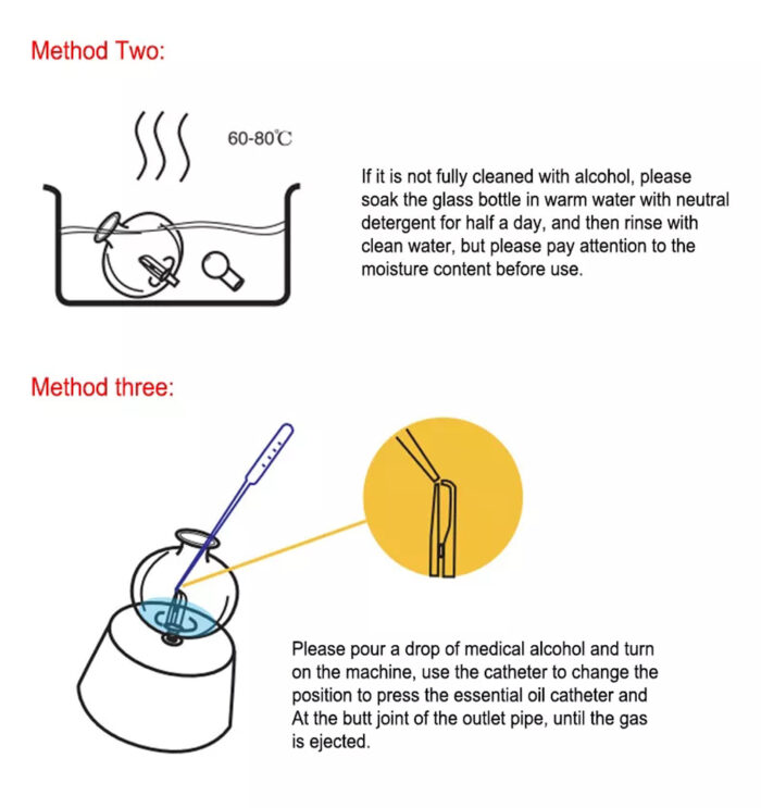 cleaning a nebulizing diffuser